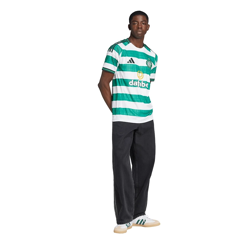 Maillot adidas blanc Celtic 2025/26 Domicile Réplique