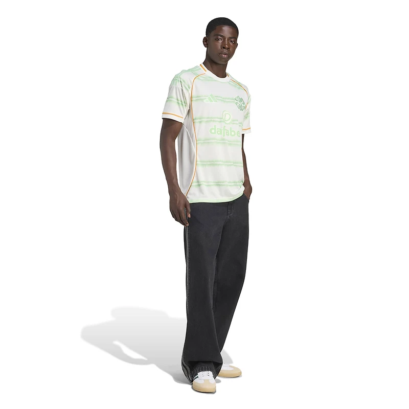 Maillot réplique blanc adidas Celtic 2025/26 pour homme