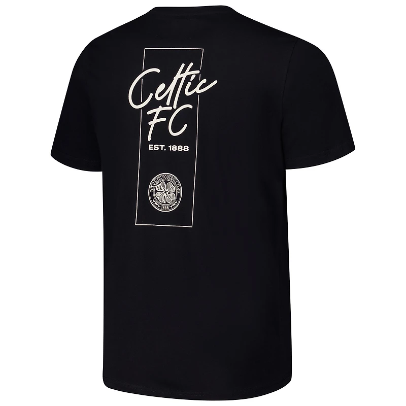 Men's Black Celtic Streetwear T-Shirt