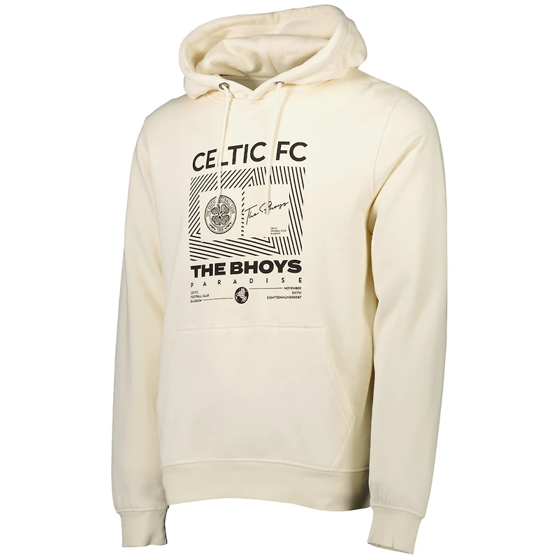Men's Cream Celtic Fashion Pullover Hoodie