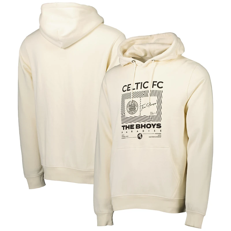 Men's Cream Celtic Fashion Pullover Hoodie