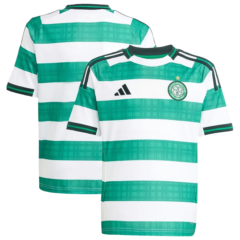 Youth adidas  White Celtic 2025/26 Replica Jersey