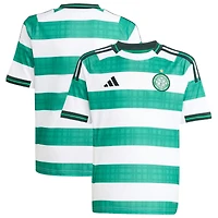 Youth adidas  White Celtic 2025/26 Replica Jersey