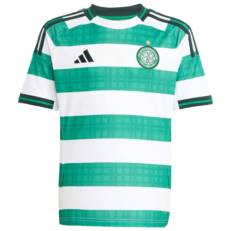 Youth adidas  White Celtic 2025/26 Replica Jersey