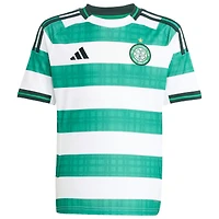 Youth adidas  White Celtic 2025/26 Replica Jersey