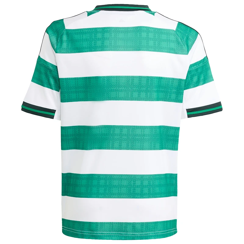 Youth adidas  White Celtic 2025/26 Replica Jersey