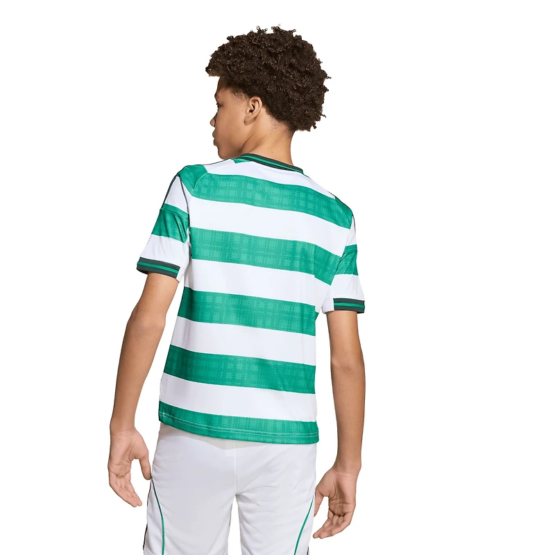 Youth adidas  White Celtic 2025/26 Replica Jersey