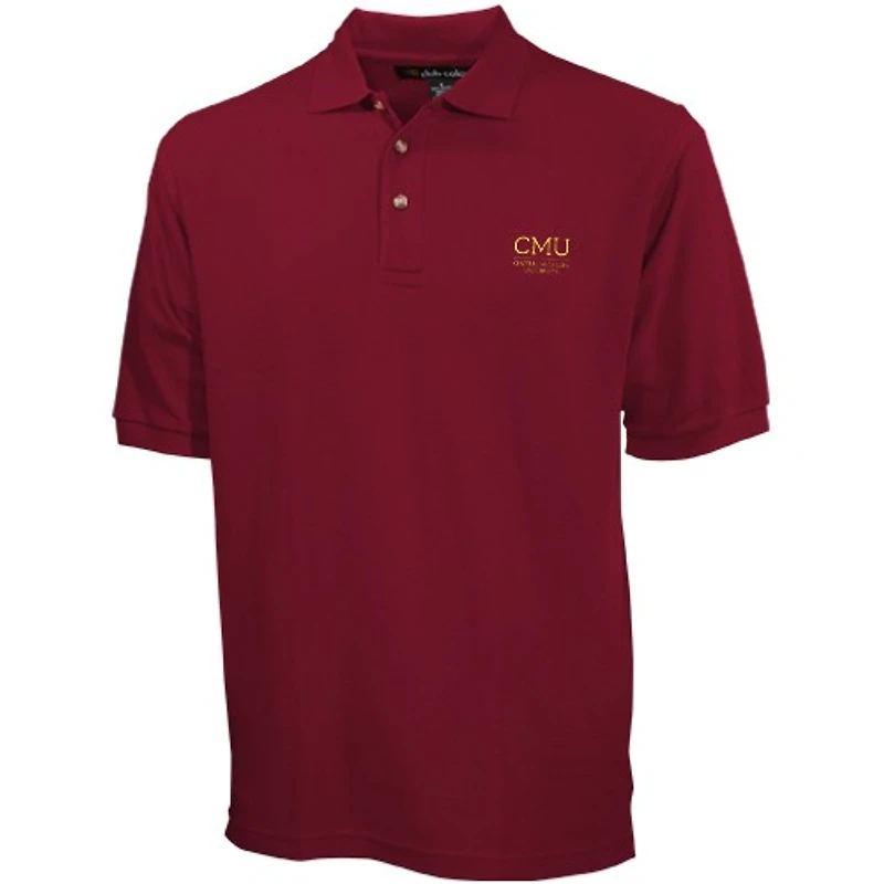 Central Michigan Chippewas Maroon Pique Polo