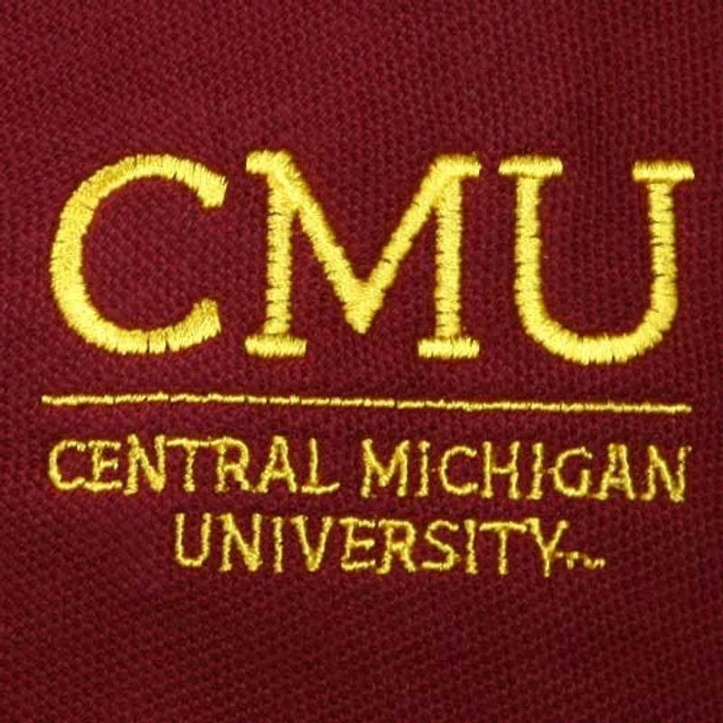Central Michigan Chippewas Maroon Pique Polo