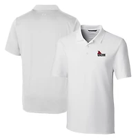 Polo extensible Forge pour homme Cutter & Buck White Central Missouri Mules, grandes tailles