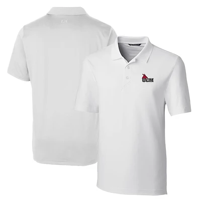 Polo extensible Forge pour homme Cutter & Buck White Central Missouri Mules, grandes tailles