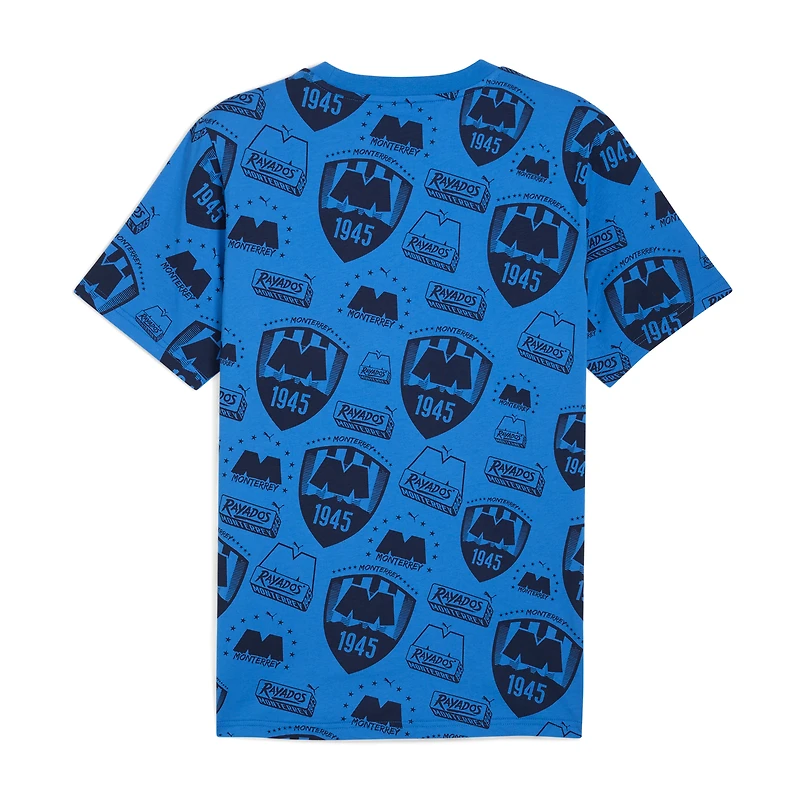 T-shirt Puma bleu CF Monterrey 2025/26 ftblCulture pour homme