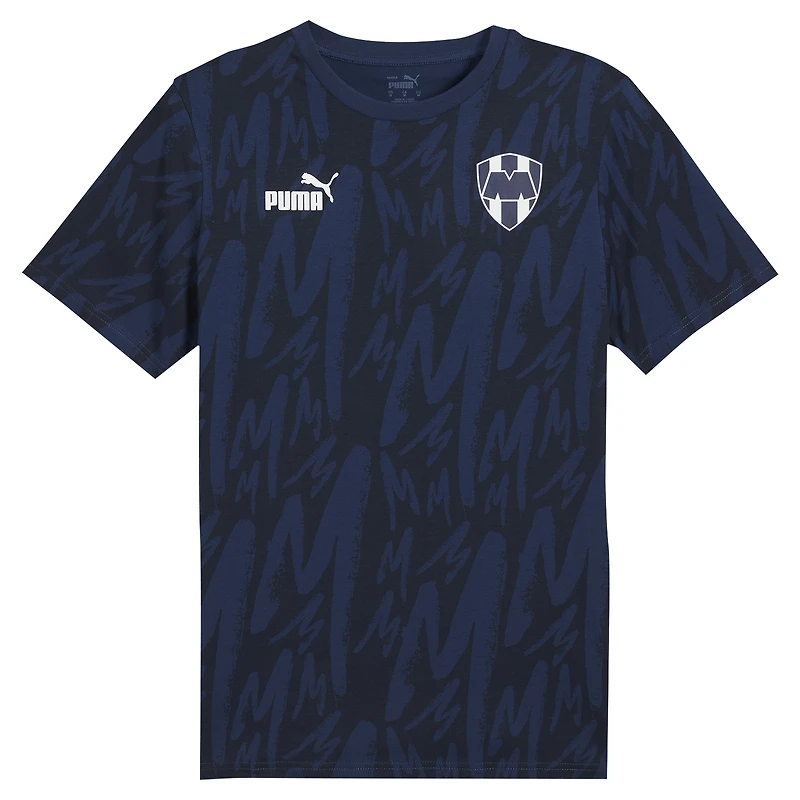 Men's Puma Blue CF Monterrey ftblCulture AOP T-Shirt