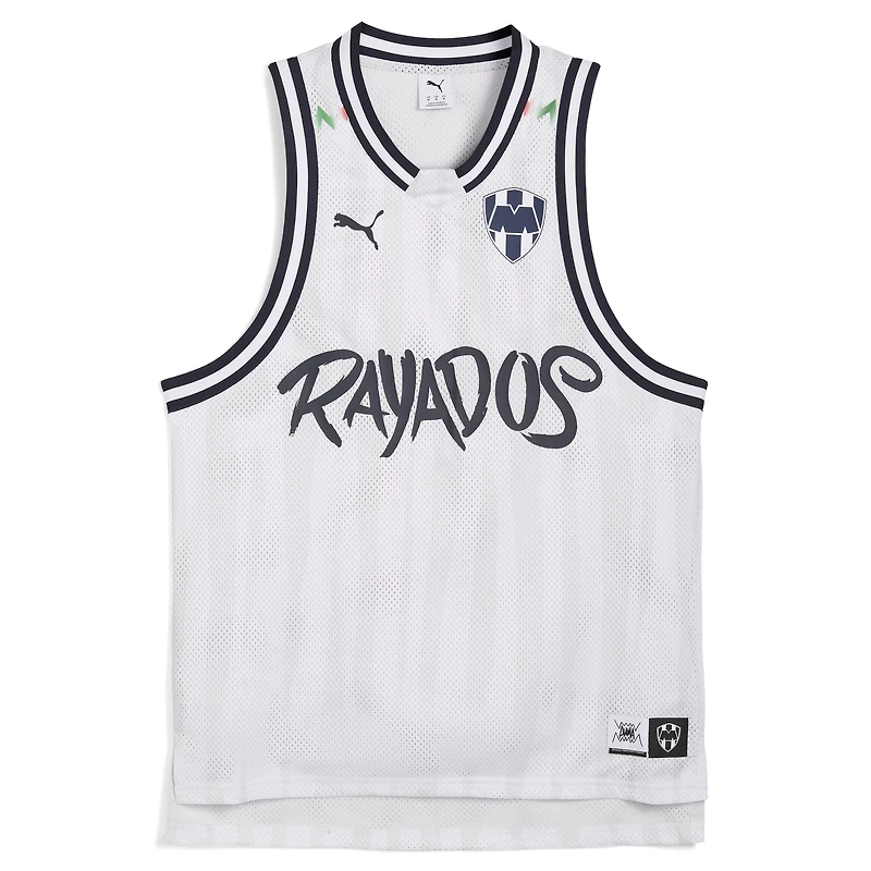 Men's Puma Gray CF Monterrey 2025 FIFA Club World Cup dryCELL Basketball Jersey