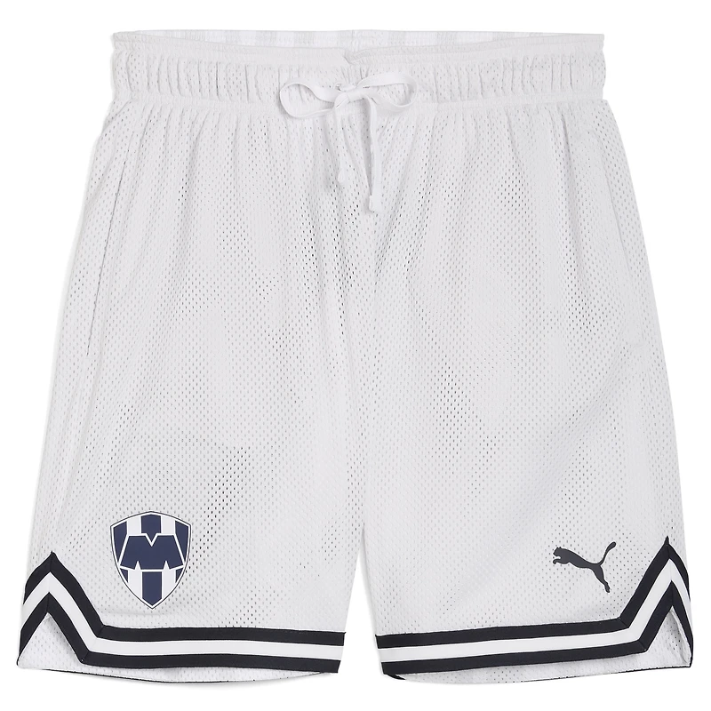 Short réversible Puma gris CF Monterrey 2025 pour homme Coupe du Monde des Clubs de la FIFA