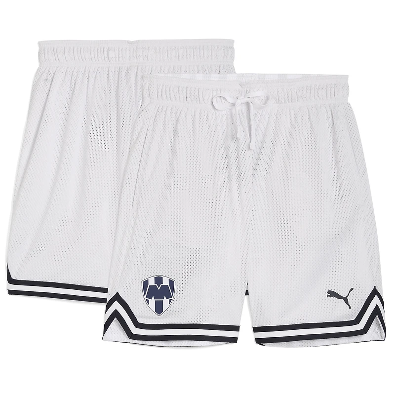 Short réversible Puma gris CF Monterrey 2025 pour homme Coupe du Monde des Clubs de la FIFA