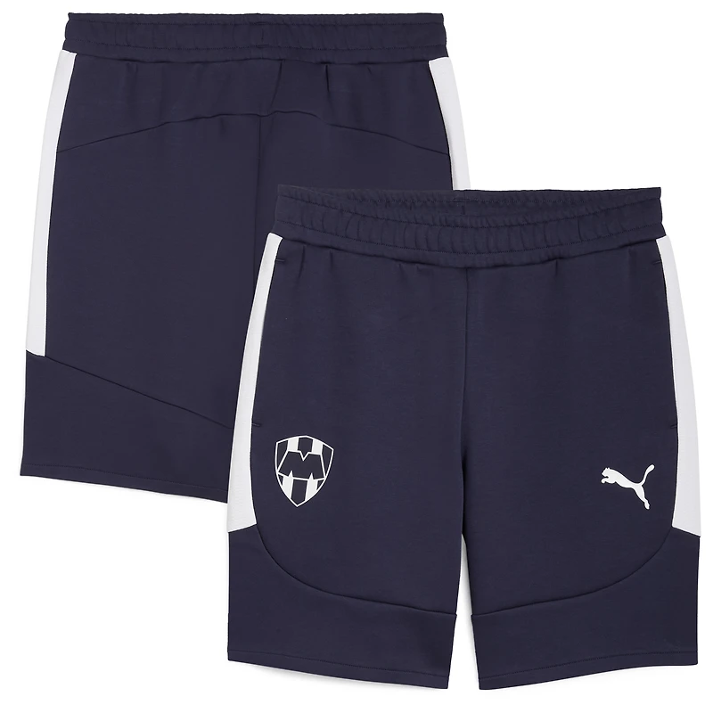Short Puma bleu marine CF Monterrey 2025/26 Evostripe pour homme