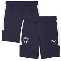 Short Puma bleu marine CF Monterrey 2025/26 Evostripe pour homme
