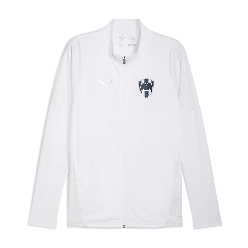 Veste d'entraînement zippée dryCELL blanche pour homme Puma CF Monterrey 2025/26