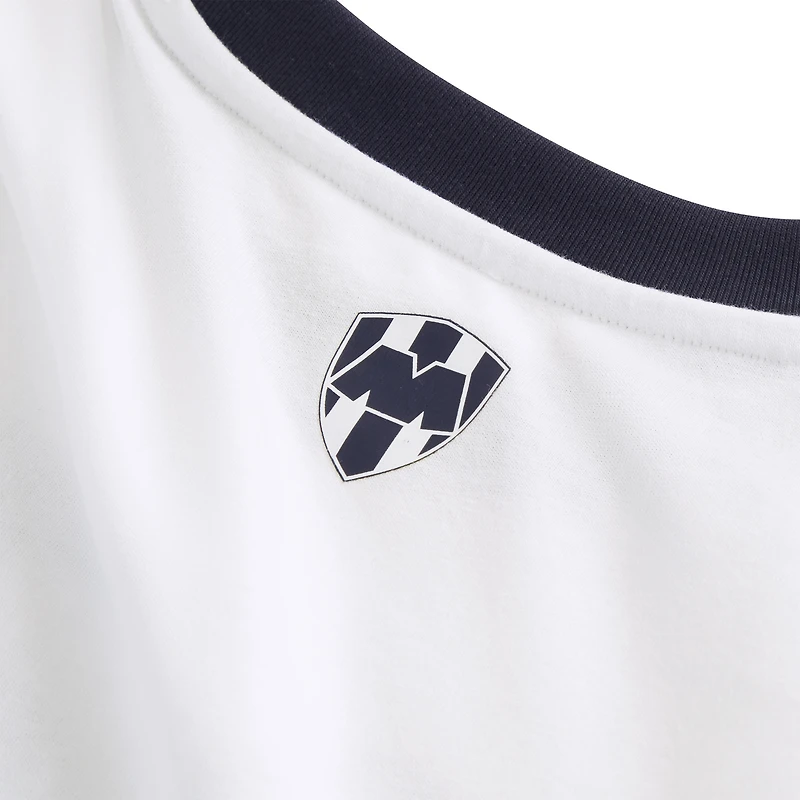 T-shirt Puma blanc pour homme CF Monterrey 2025 Coupe du Monde des Clubs de la FIFA
