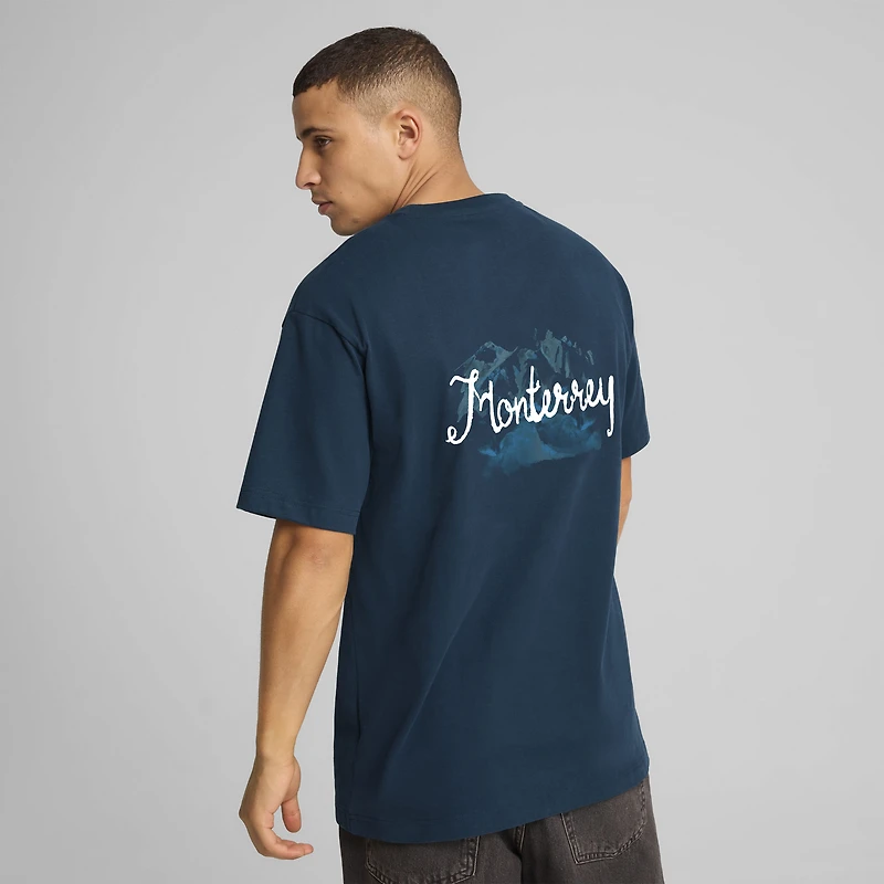 T-shirt graphique Puma x KidSuper bleu marine CF Monterrey 2025 pour homme