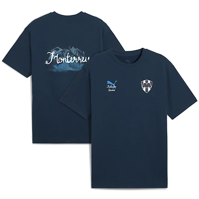 T-shirt graphique Puma x KidSuper bleu marine CF Monterrey 2025 pour homme
