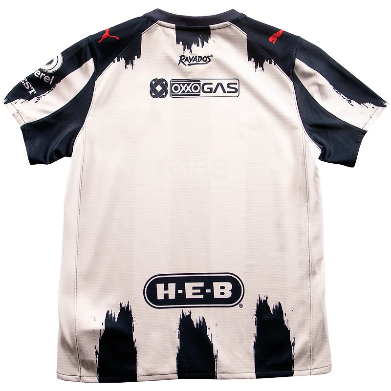 Youth Puma Navy CF Monterrey 2025/26 Home Replica Jersey
