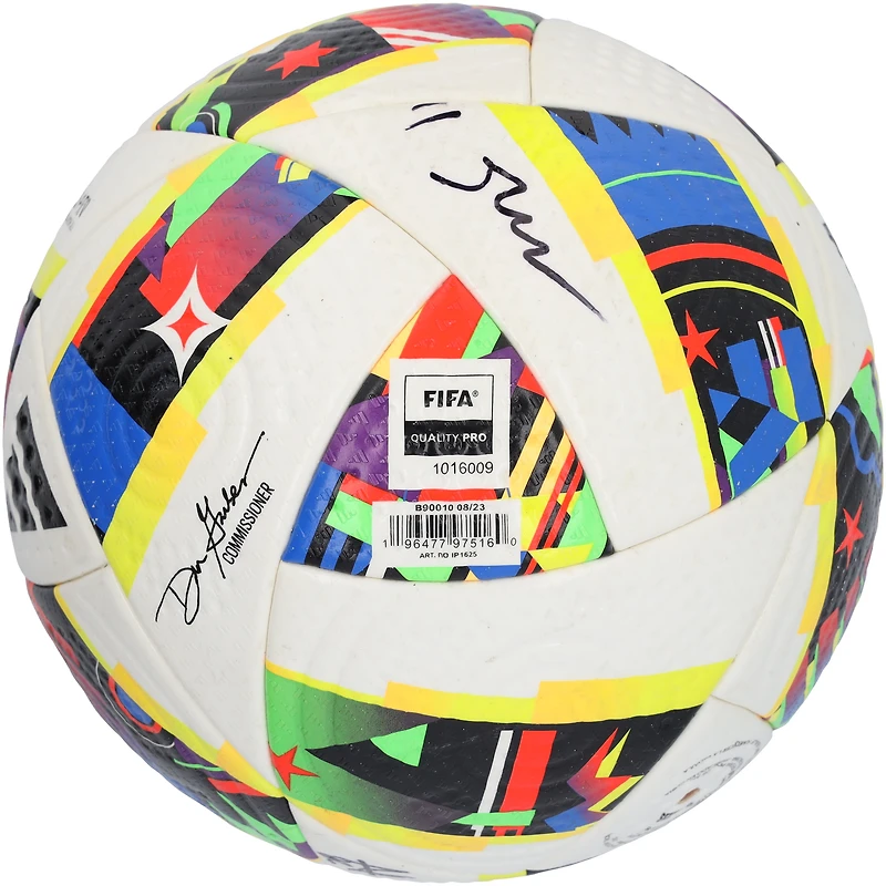 CF Montreal Autographed Match-Used Soccer Ball from the 2024 MLS Season with 9 Signatures