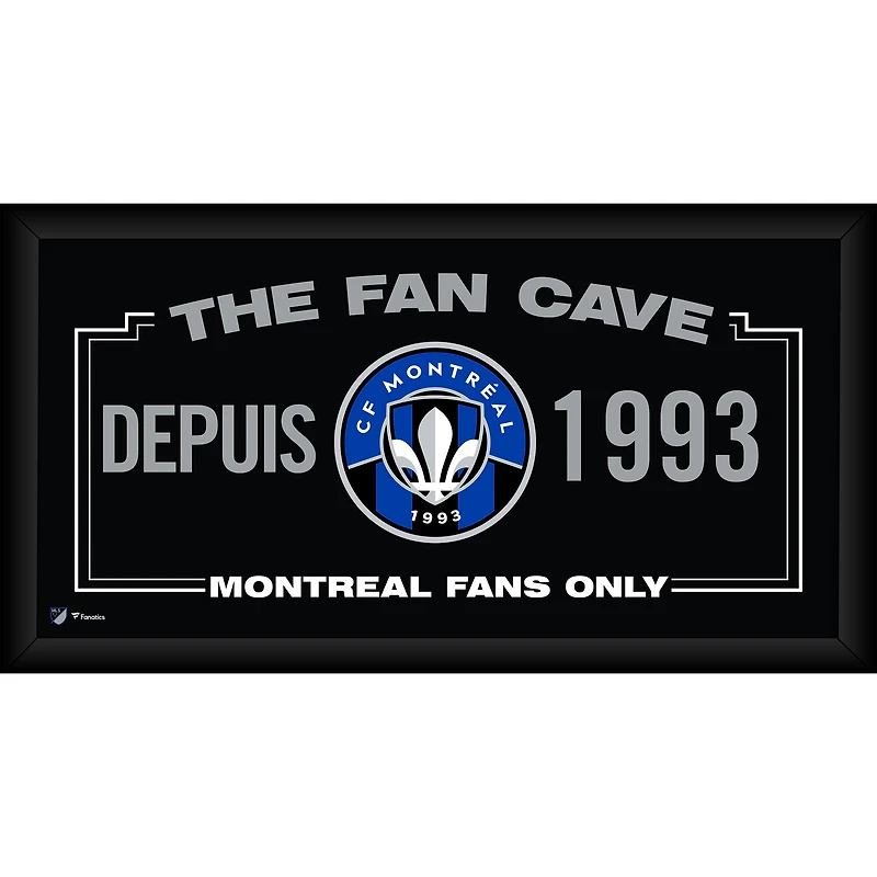 CF Montreal Framed 10" x 20" Fan Cave Collage