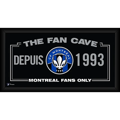 CF Montreal Framed 10" x 20" Fan Cave Collage