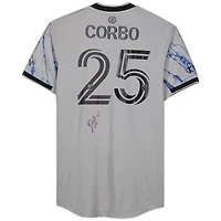 Gabriele Corbo CF Montreal Autographed Match-Used #25 Gray Jersey from the 2023 MLS Season