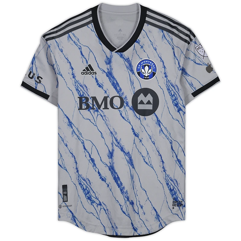 Gabriele Corbo CF Montreal Autographed Match-Used #25 Gray Jersey from the 2023 MLS Season