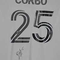Gabriele Corbo CF Montreal Autographed Match-Used #25 Gray Jersey from the 2023 MLS Season