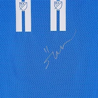 Maillot adidas bleu numéro 11 autographié par Jahkeele Marshall-Rutty du CF Montréal, saison 2024 de la MLS - Taille S