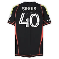 Maillot adidas noir numéro 40 autographié par Jonathan Sirois du CF Montréal pour la saison 2024 de la MLS - Taille L