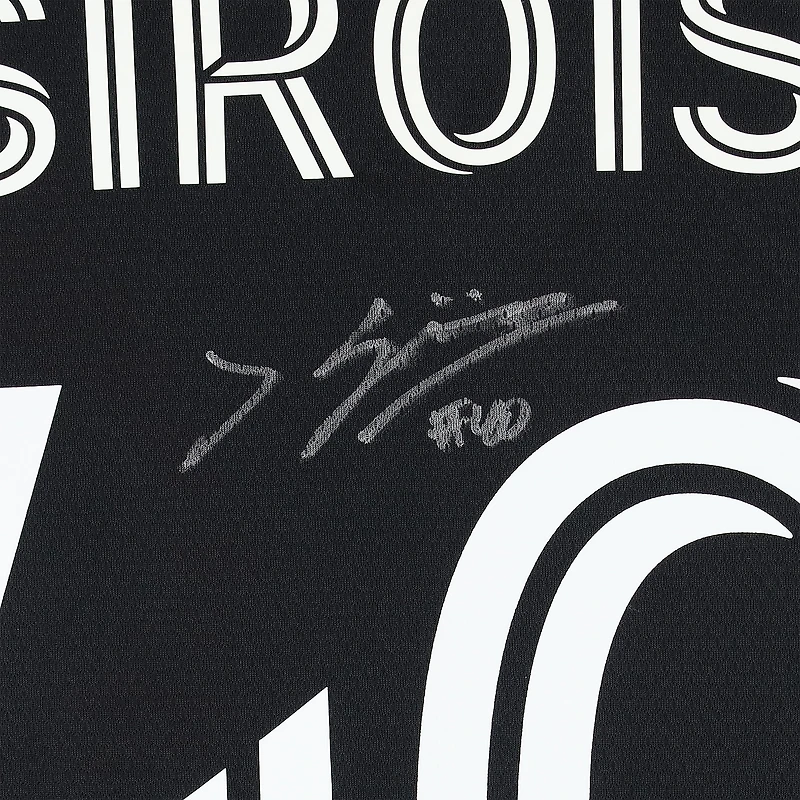 Maillot adidas noir numéro 40 autographié par Jonathan Sirois du CF Montréal pour la saison 2024 de la MLS - Taille L