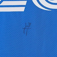 Maillot adidas bleu numéro 28 autographié par Jules-Anthony Vilsaint du CF Montréal pour la saison 2024 de la MLS - Taille M