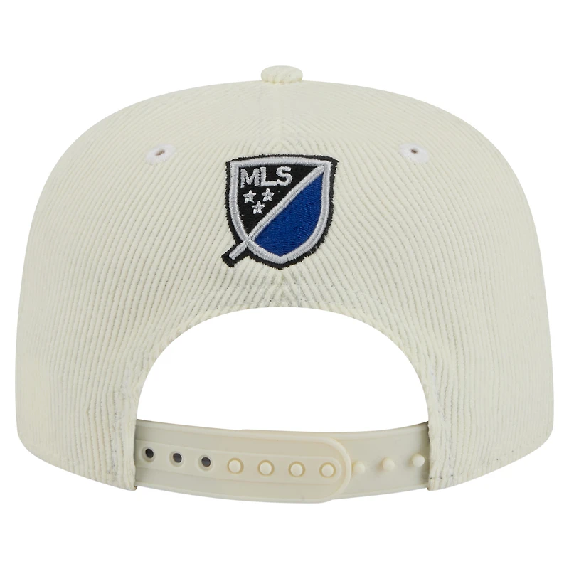 Casquette de golf à pression CF Montreal 2025 Kickoff de New Era pour homme, couleur crème
