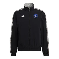 Adidas Black CF Montreal Anthem Full-Zip Reversible - Veste pour homme
