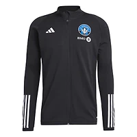 Men's adidas Black CF Montreal Training AEROREADY Full-Zip Raglan Jacket