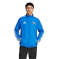 Veste réversible entièrement zippée adidas bleu/bleu clair CF Montréal 2025 Anthem pour homme