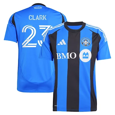 Maillot réplique original de joueur Montréal 2025 adidas Caden Clark bleu CF pour homme