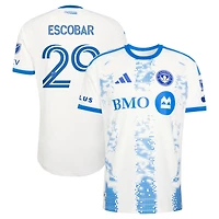 Maillot authentique adidas Franco Escobar blanc CF Montréal 2026 The Procure pour homme