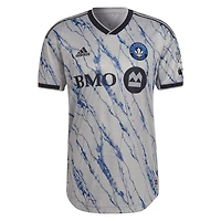 Maillot Authentique Secondaire CF Montréal 2023 adidas Gris pour Homme
