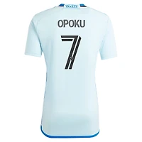 Maillot de joueur adidas Kwadwo Opoku bleu clair CF Montréal 2024 La Main Replica pour homme