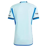 Men's adidas  Light Blue CF Montreal 2024 La Main Authentic Jersey