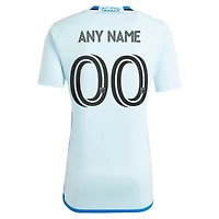 Maillot personnalisé adidas CF Montréal 2024 La Main Replica bleu clair pour homme