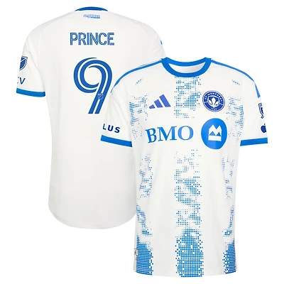 Men's adidas Prince Owusu White CF Montreal 2026 The Procure Jersey On-Field Authentic Patch