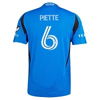 Adidas Samuel Piette Bleu CF Montréal 2025 Original Authentique Maillot de Joueur pour Homme