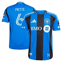 Maillot authentique adidas Samuel Piette bleu CF Montréal 2025 pour homme